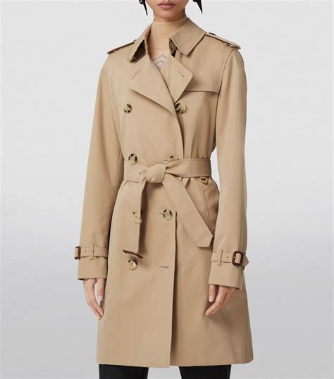 burberry kensignton mis|Burberry Kensington Heritage Mid Length Trench Coat .